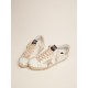 Men's Super-Star with gold sparkle foxing and lettering