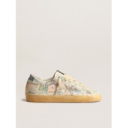 Super-Star in white nappa with all-over multicolor graffiti