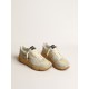Men’s Running Sole in ice gray with studded suede star
