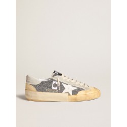 Men’s Super-Star LAB with white star and Swarovski glitter upper