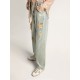 Women's Super-Star with shearling lining and silver glitter star