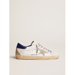 Super-Star with suede star and blue heel tab