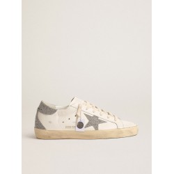 Women’s Super-Star with silver Swarovski crystal star and heel tab