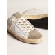 Super-Star Sabots with white leather star and shearling lining