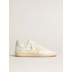 Women’s Ball Star LTD CNY in white leather with ivory star