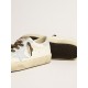 Hi Star LTD in leather with light blue leather star and heel tab