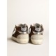 Women's Mid Star in leopard print pony skin with black star