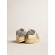 Women's Stardan in suede with sand star and silver Swarovski crystal inserts