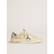 Stardan in nappa with silver mirror-effect star and heel tab