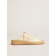 Ball Star Sabots LTD with beige leather star and raffia trim