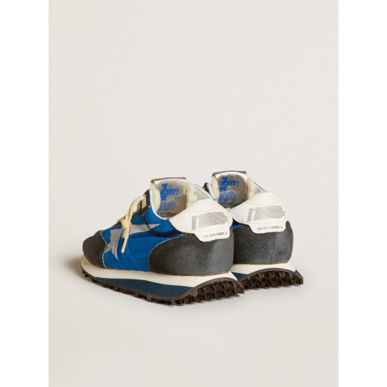 Women’s Marathon with blue nylon upper and white star