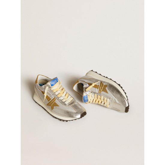 Women’s Marathon with silver ripstop nylon upper and gold star