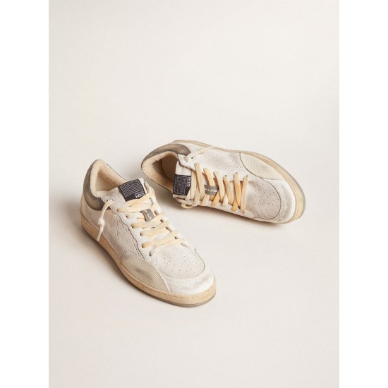 Women’s Ball Star Pro in optical white leather with rubber inserts