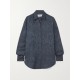 Journey satin-jacquard shirt