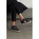 Superstar shearling-lined distressed leather sneakers